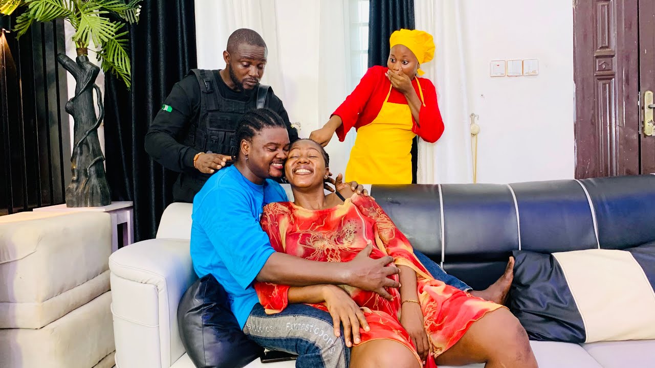 HEAVILY PREGNANT WIFE IS CAUGHT WITH HER LOVER BY HER POLICE HUSBAND AND THE UNEXPECTED HAPPENED