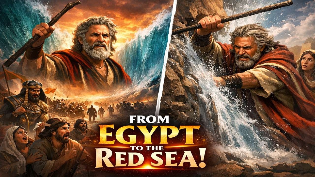 From Egypt to the Red Sea: The Journey of the Israelites | Moses Strikes the Rock