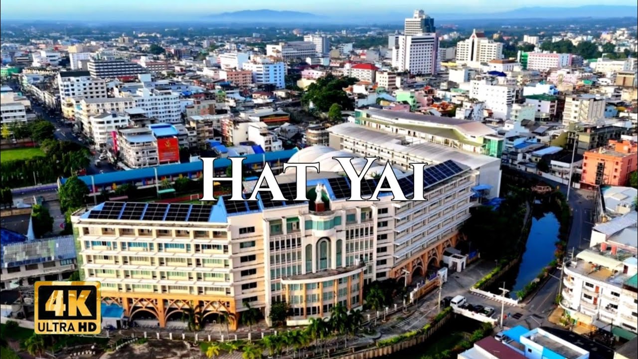 Hat Yai เมืองหาดใหญ่, City in Thailand 🇹🇭 By Drone #hatyai #thailand #asia