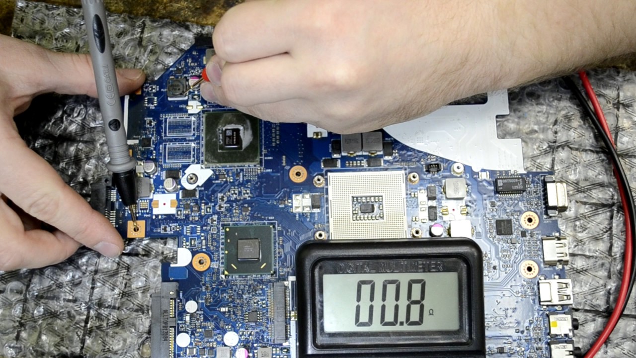 Ремонт материнской платы ноутбука La-7912p