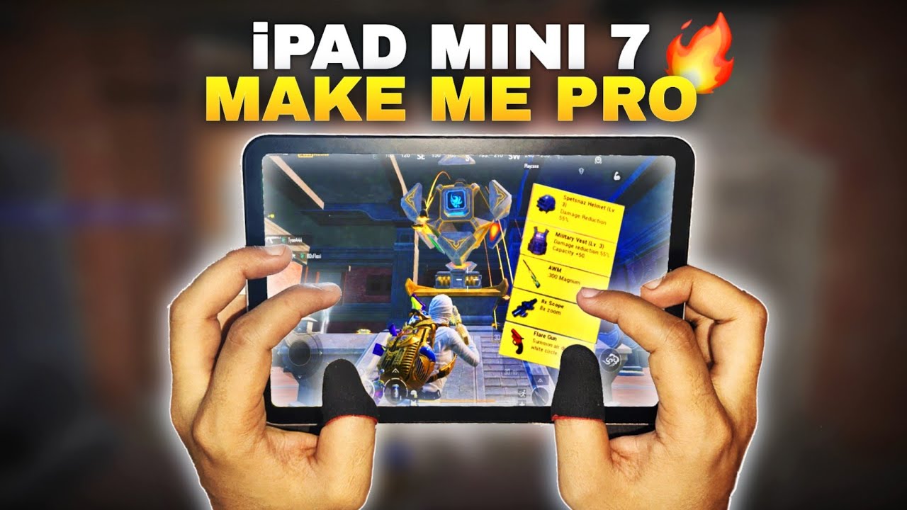 iPAD MINI 7 PUBG/BGMI TEST WITH HANDCAM❤️‍🔥|| 6 Finger king || 6 finger handcam gameplay