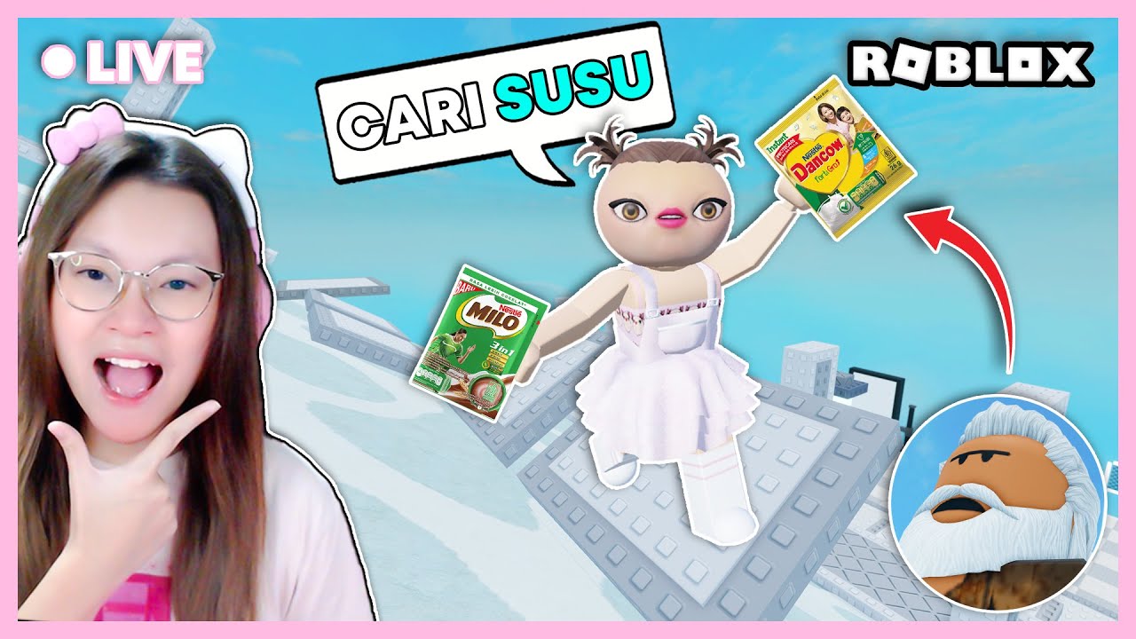 MAIN TOWER SAMBIL CARI SUSU BUBUK UNTUK KAKEK TUA BEBAN ?!! [SUSU TOWER ROBLOX INDONESIA]