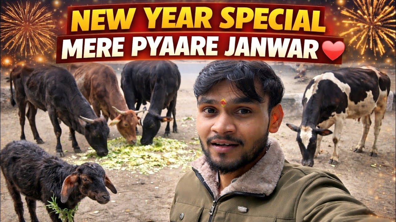 New year special/ mere pyare janwar ❤️