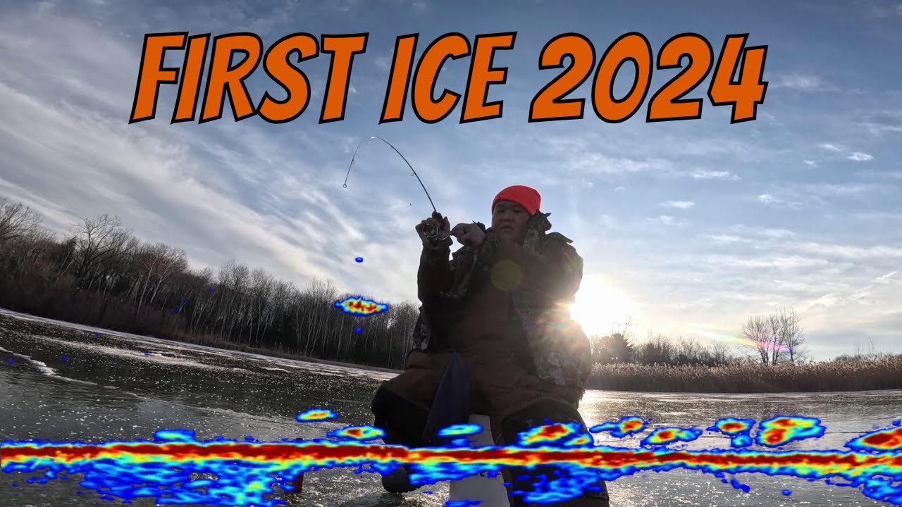 First Ice 2024 (Big Gills, Bass and Livescope!)