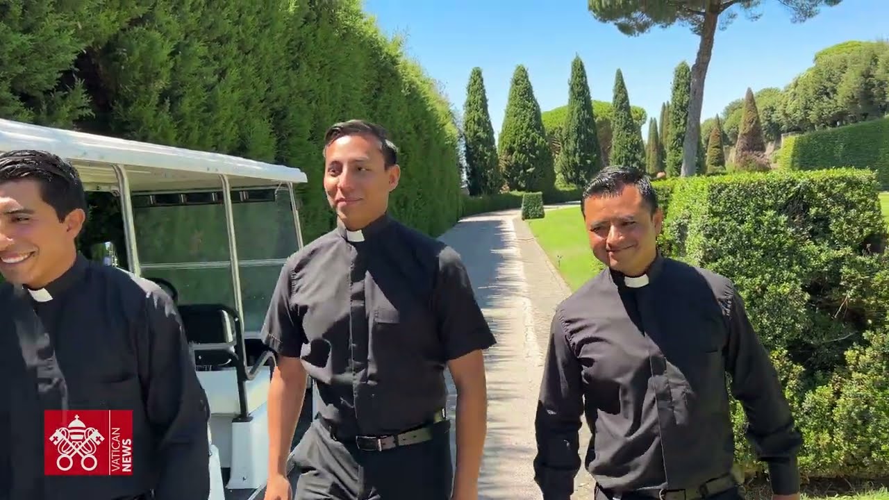 De México a Castel Gandolfo: tres seminaristas viven una experiencia inédita por la creación