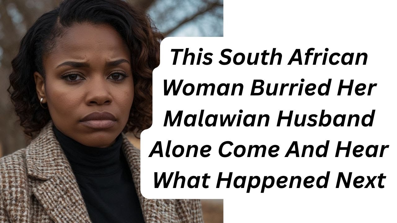 This South African Woman Burried Her Malawian Husband Alone Come And Hear What Happened Next