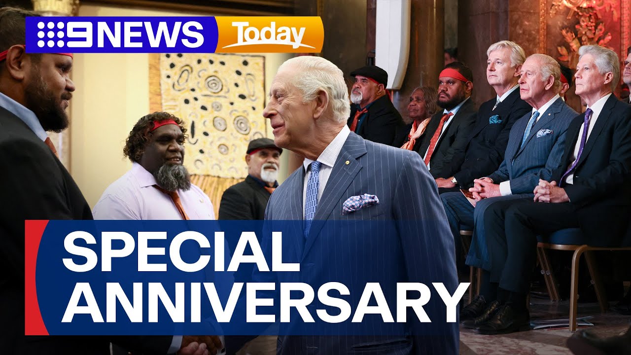 King Charles commemorates 40th anniversary of the Uluru handback | 9 News Australia
