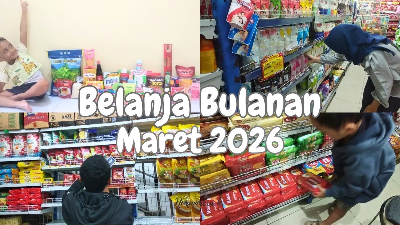 BELANJA BULANAN MARET 2026 🛒🛍️💸 #adayinmylife #dailylifevlog #dailyvlog #irtvlog #belanjabulanan 