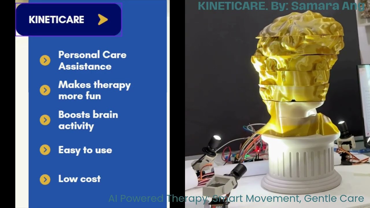 Kineticare. AI Powered Physical Therapy Robot. By: Samara Ang- Innovative Senior. WRG 2025