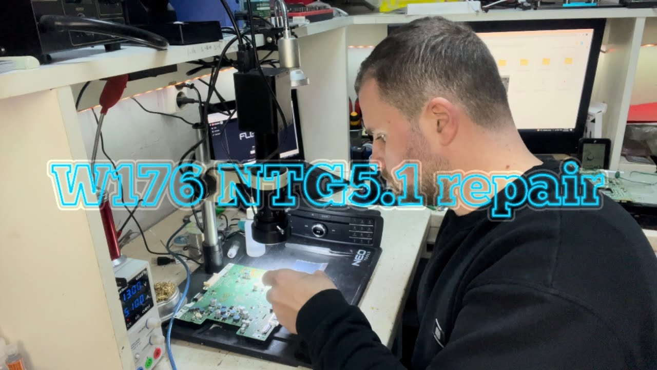Mercedes W176 NTG5.1 navigation repair