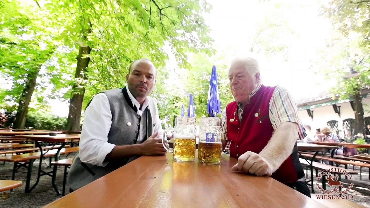 Wildstuben wieder auf der Wiesn 2019  - mit Klaus Renoldi im Biergarten (vor der Wiesn)