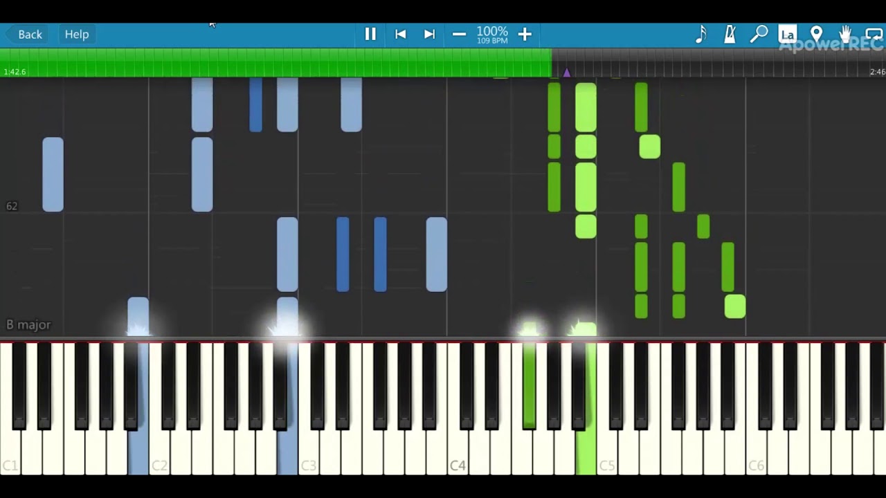 When Were Together - Olaf's Frozen Adventure [piano tutorial]