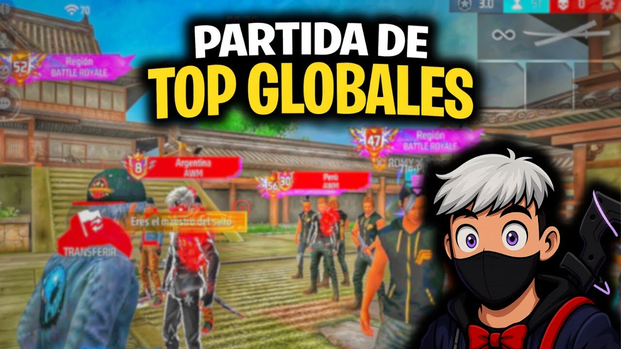 ASI ES UNA PARTIDA JUGANDO CON UN TOP DE LA REGIÓN 🥶 | NOS EMPAREJA VS TOP GLOBALES☠️ | FREE FIRE 🔥