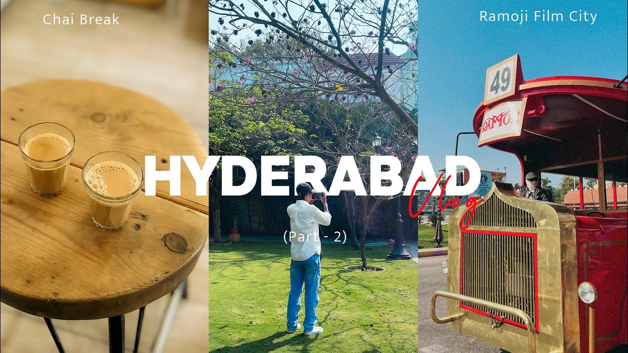Hyderabad Vlog Part 2 | Ramoji Film City | Birla Mandir | Nagpur Travel | Cinematic Journey ✨🎥