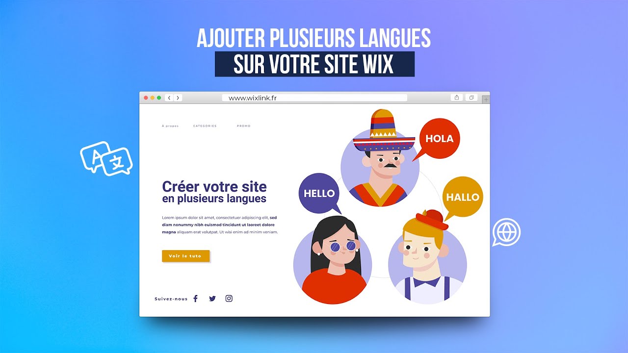 Tuto Wix : Comment créer son site web multilingue