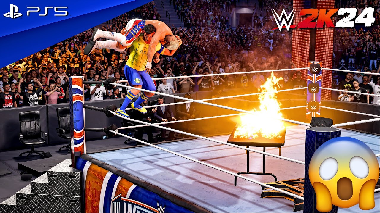 WWE 2K24 &mdash; Криштиану Роналду против Коди Роудса &mdash; полный матч на WrestleMania | PS5&trade; [4K60]