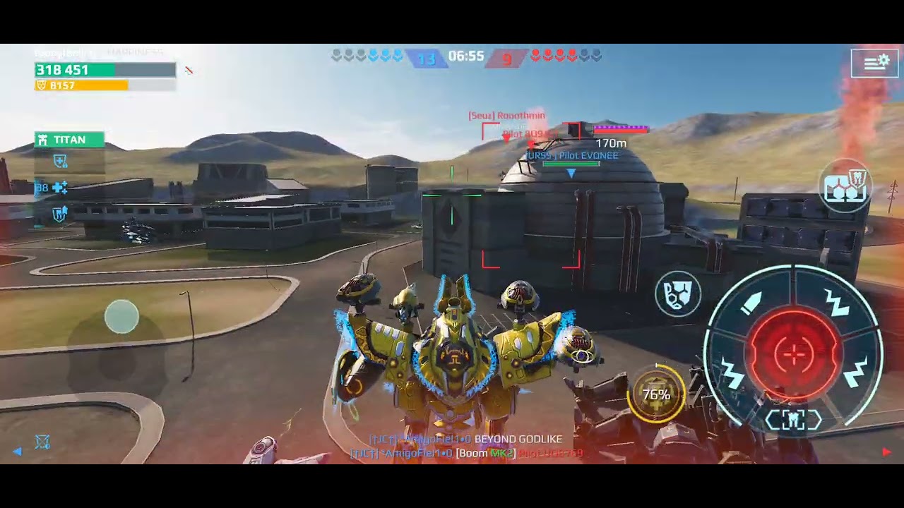 Team Death Match #WarRobots #Gaming #smartphone #TDM 