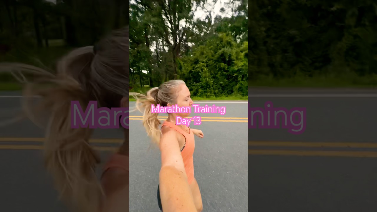 Marathon training day 13 #marathonrunning #morningrun #runner #dirtroads