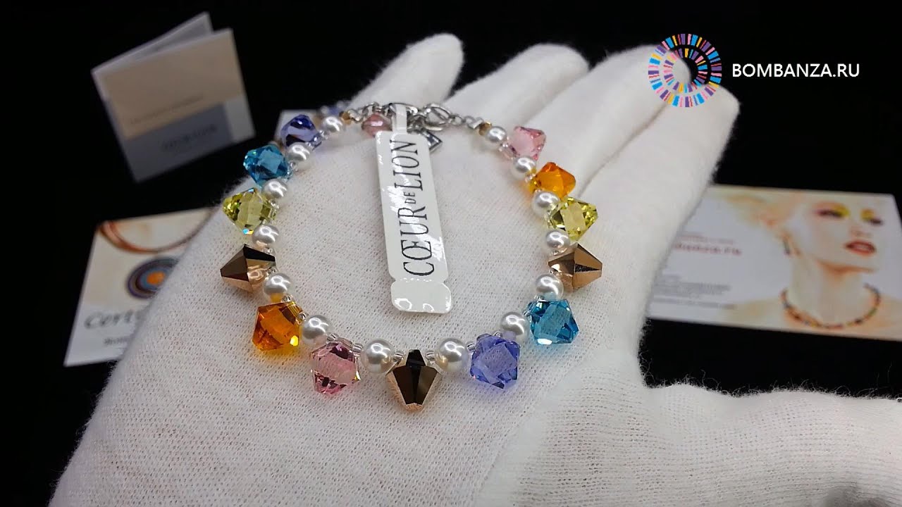Браслет Coeur de Lion Swarovski&reg; Crystals & Pearls by Swarovski&reg;, 4873/30-1522. Элитная бижутерия