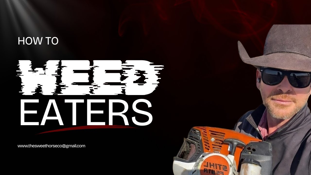 How to get a ranch job. Weedeater operation. Prepare yourself for your career as a Ranch Employee!