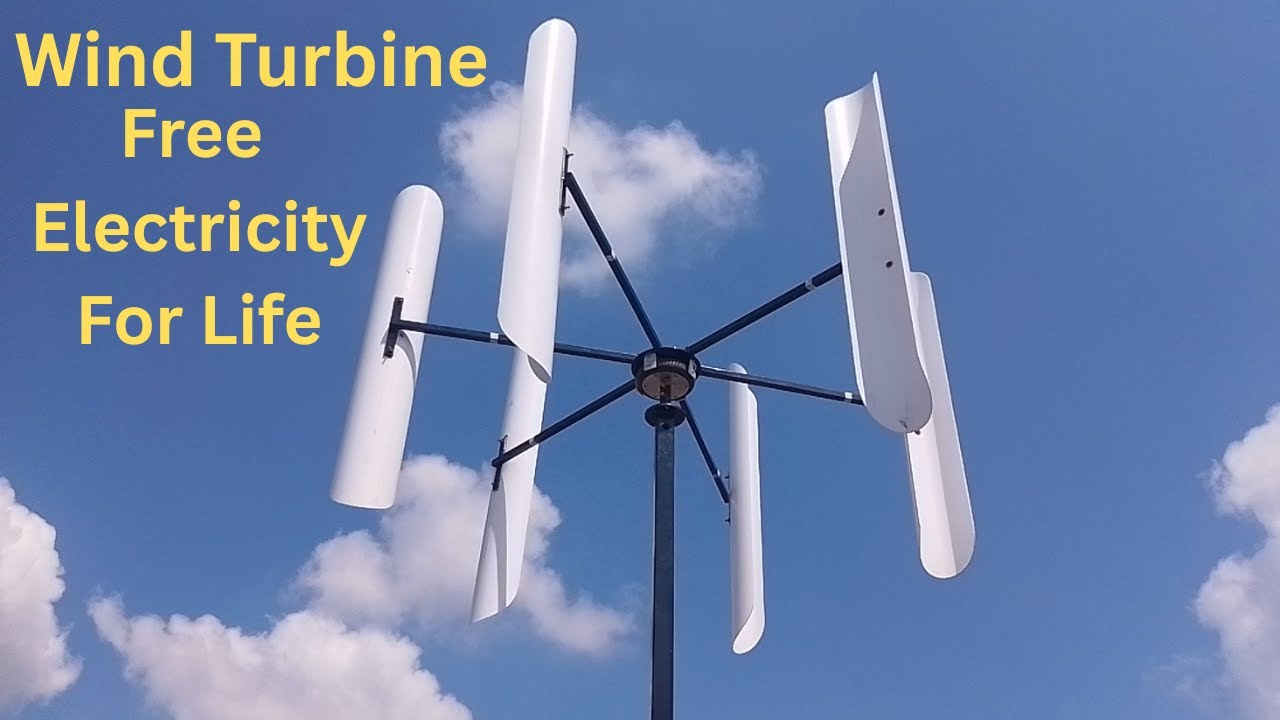 DIY Wind Turbine Project &ndash; Generate Free Electricity for Life