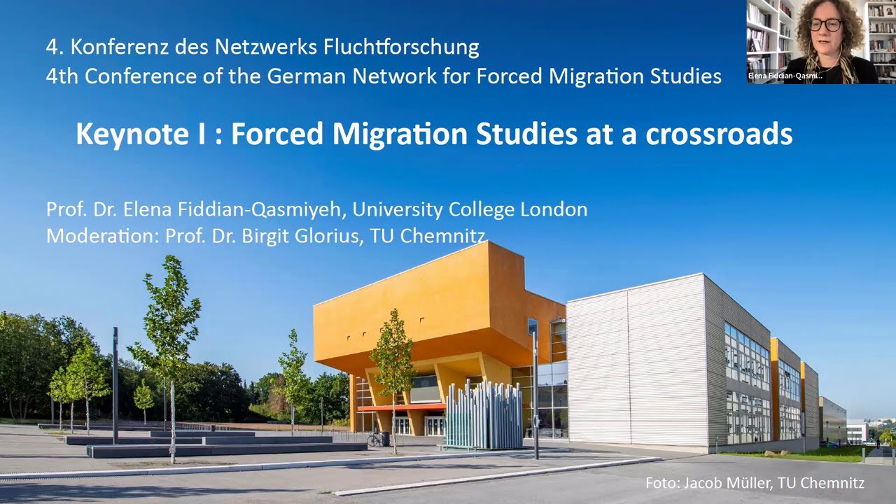 Keynote by Prof Dr Elena Fiddian-Qasmiyeh: 