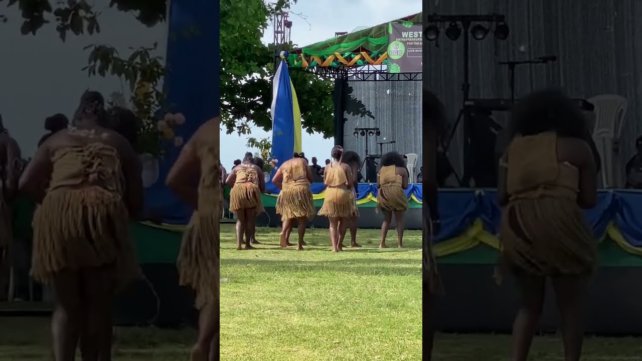 Western Province 2nd appointed day 2024~Cultural dance by SINU students from Choiseul province.