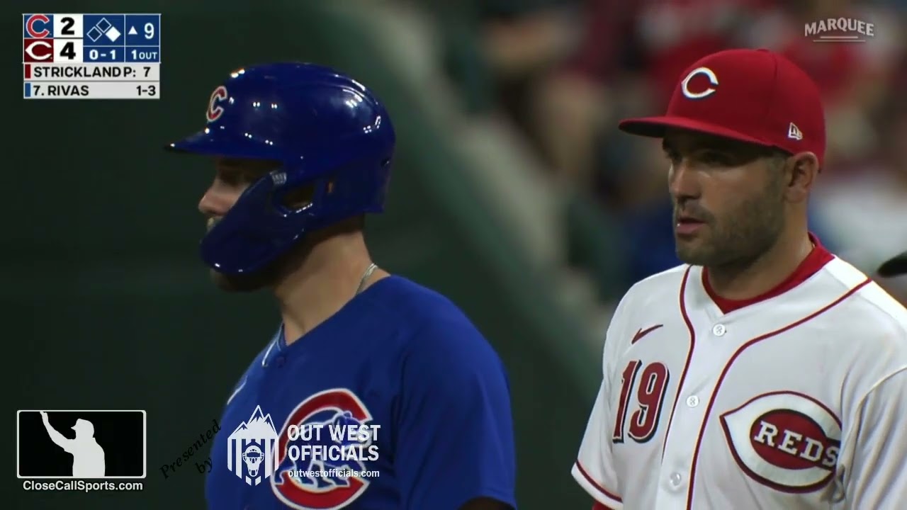 Ejection 048 - David Ross Ejected After Joey Votto BB, Patrick Wisdom Hit by Pitch in Cincinnati
