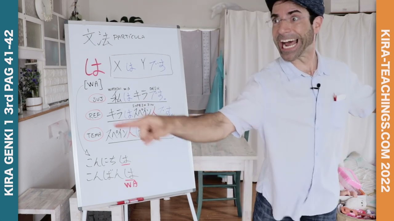 LA PARTICULA HA は |  | KIRA GENKI 1 3rd PAG 41 42 GRAMÁTICA