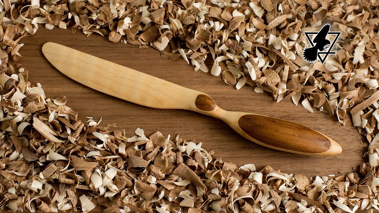 Carving a Knife from Maple and Walnut