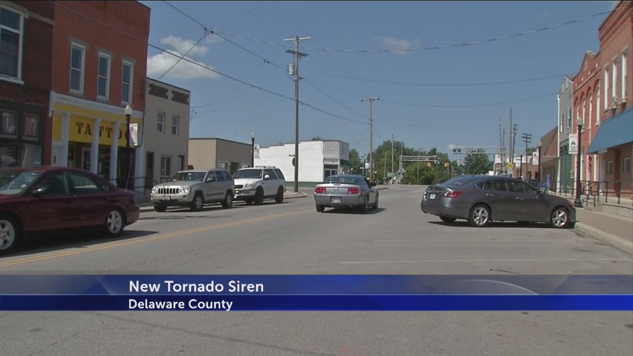 New tornado siren for village of Ashley