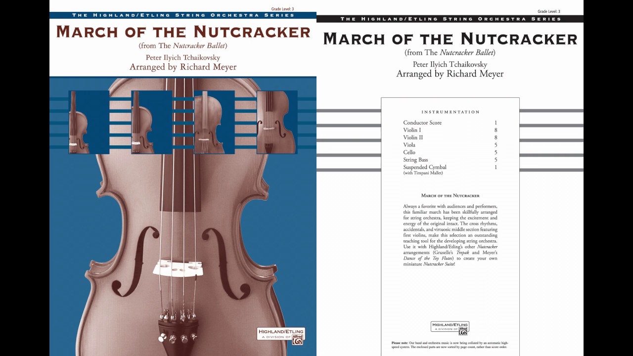 March of the Nutcracker, arr. Richard Meyer – Score & Sound