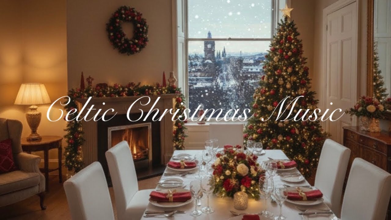 White Christmas&Christmas Music Playlist, Edinburgh Christmas Atmosphere🇬🇧🎄
