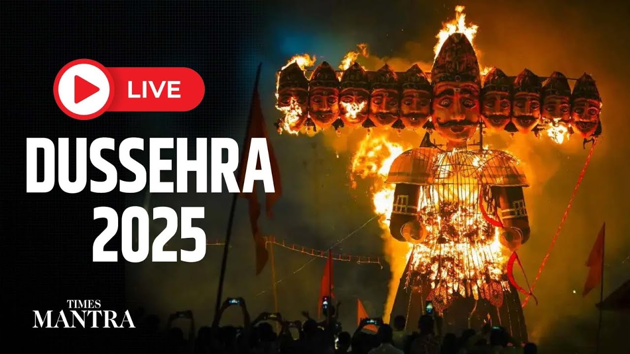Live from Dussehra: Witness the Grandeur and Festive Spirit Unfold