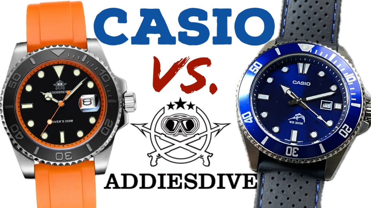Лучше ли Addiesdive AD2040, чем Casio?