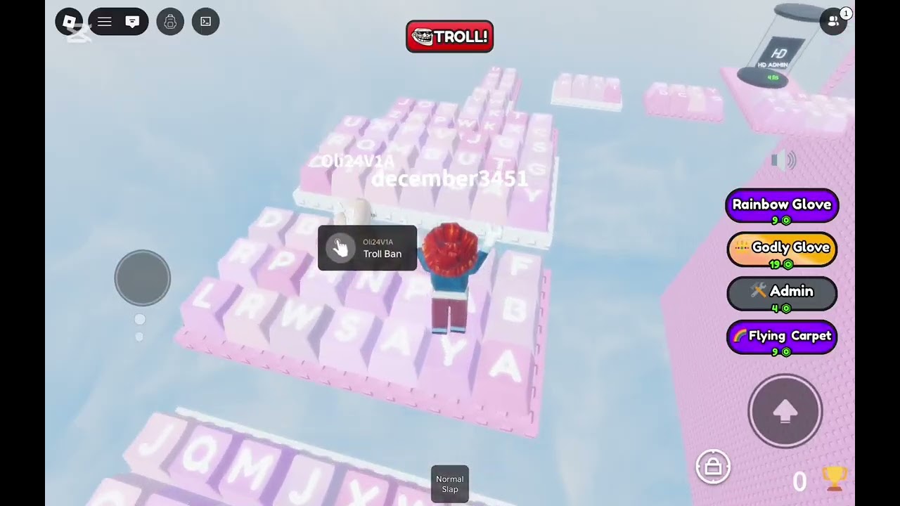 Beating pink tower keyboard asmr #tower #roblox #happy