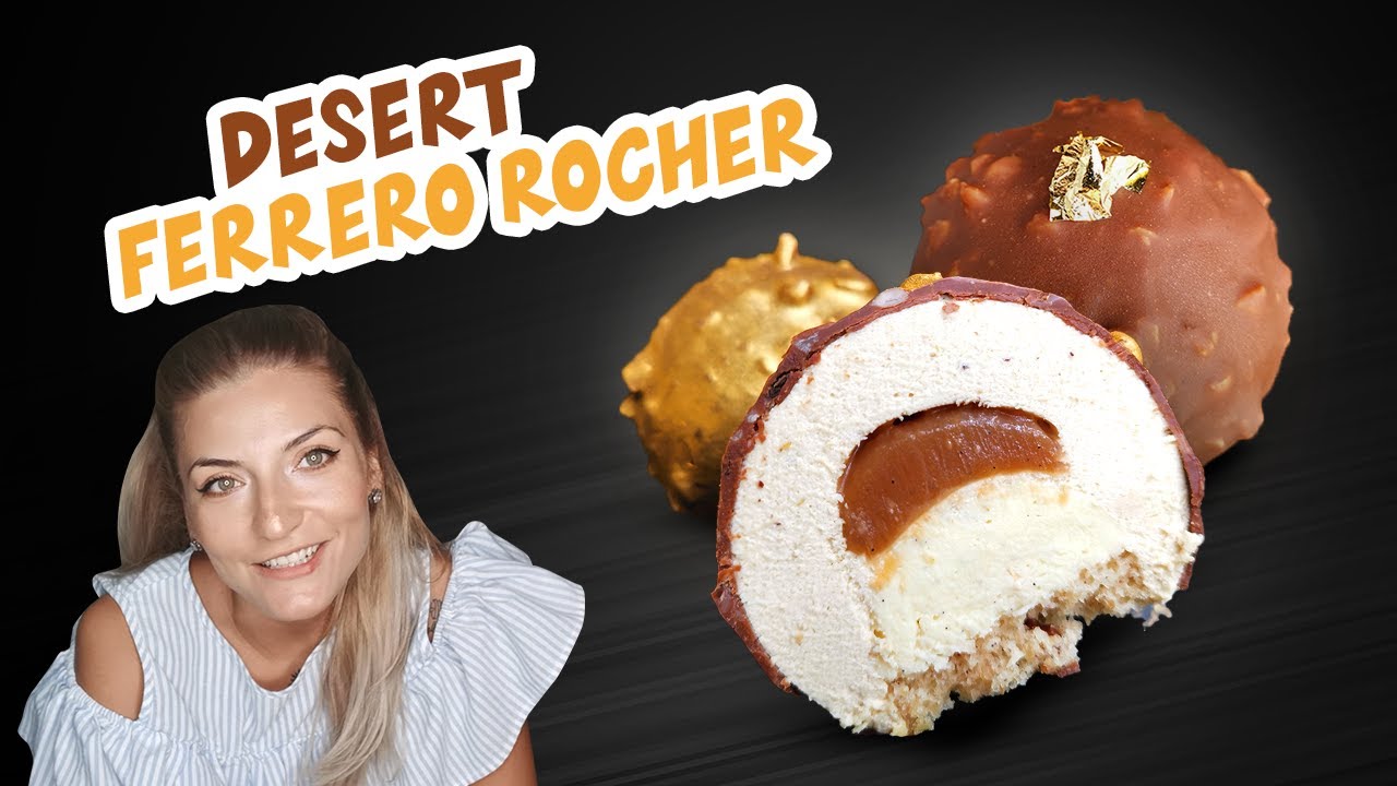 Desert cu Alune de Pădure și Glazură de Ciocolată | Hazelnut Rocher
