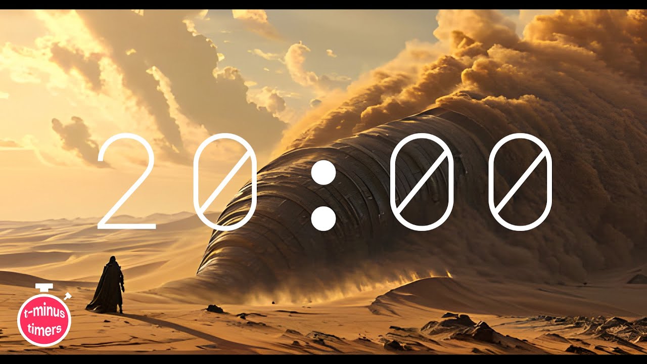 20 Minute Timer | Dune Inspired, Cinematic Instrumental Playlist