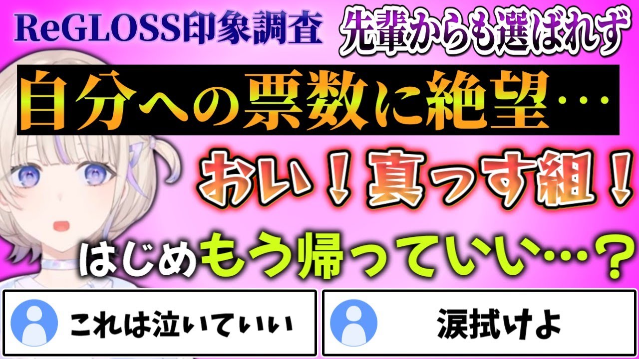 1人だけ1位に選ばれない番長に涙が止まらない #ろきじめ #轟はじめ  #ホロライブ #ホロライブ切り抜き #ReGLOSS #リグロス #新人vtuber