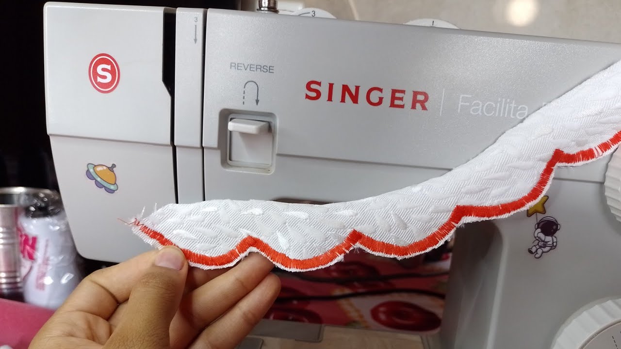 PONTO FESTONÊ NA MÁQUINA DOMÉSTICA/como fazer bordado na máquina doméstica #ideas