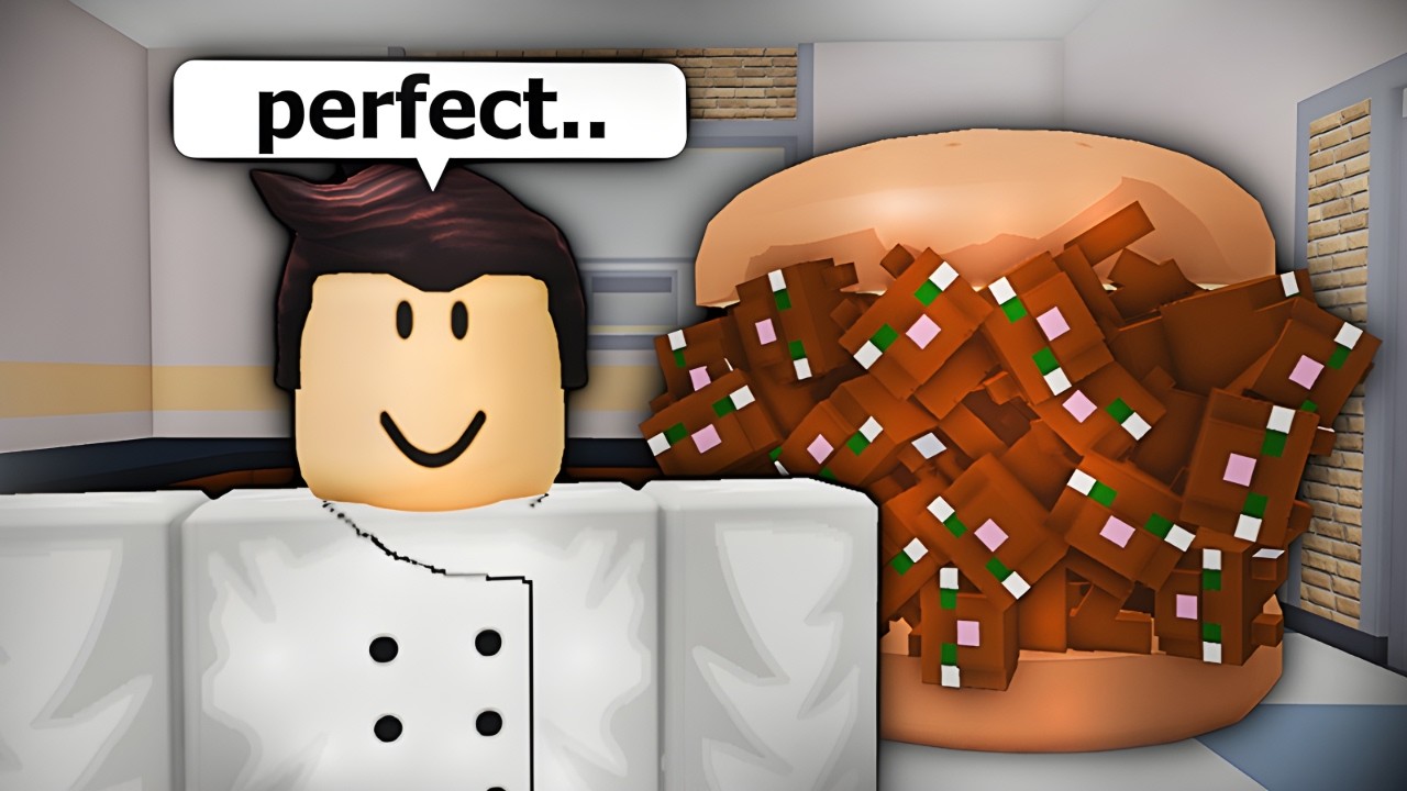 ROBLOX Готовим бургеры. СМЕШНЫЕ МОМЕНТЫ #9 🍔