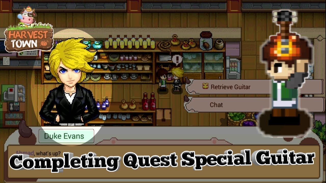Harvest Town - Finding Duke Evan's Guitar 🎸
