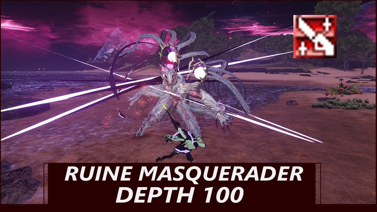 PSO2 NGS Ruine Masquerader Depth 100 7:12 Slayer Sl/Te