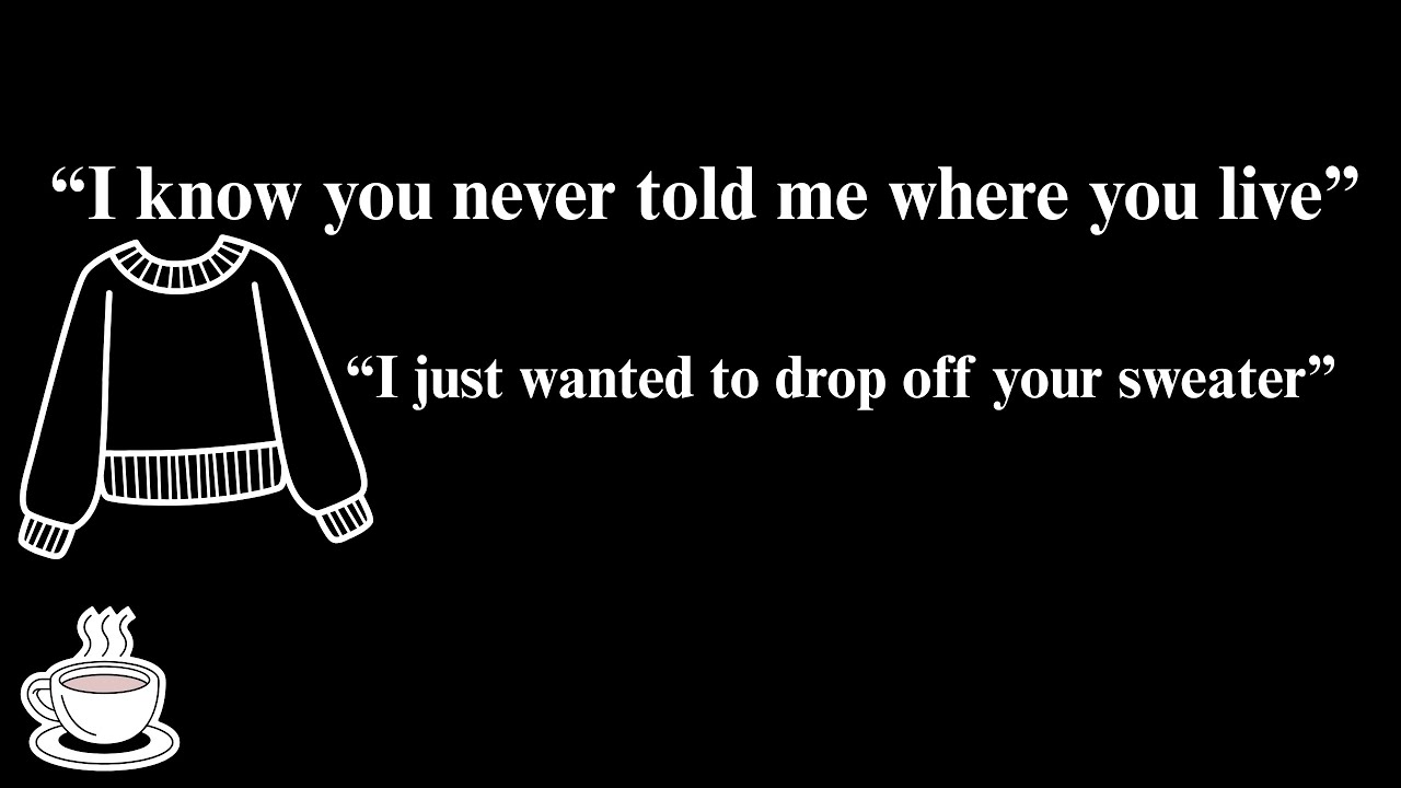 Yandere Brings You Your Forgotten Sweater... [f4a][sleep aid][rain][obsessive][unhinged]