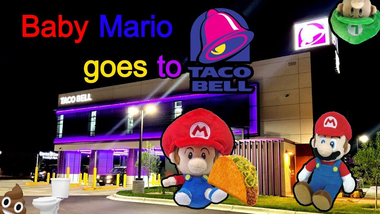 Baby Mario Goes to Taco Bell | Super Dylan Plush Show