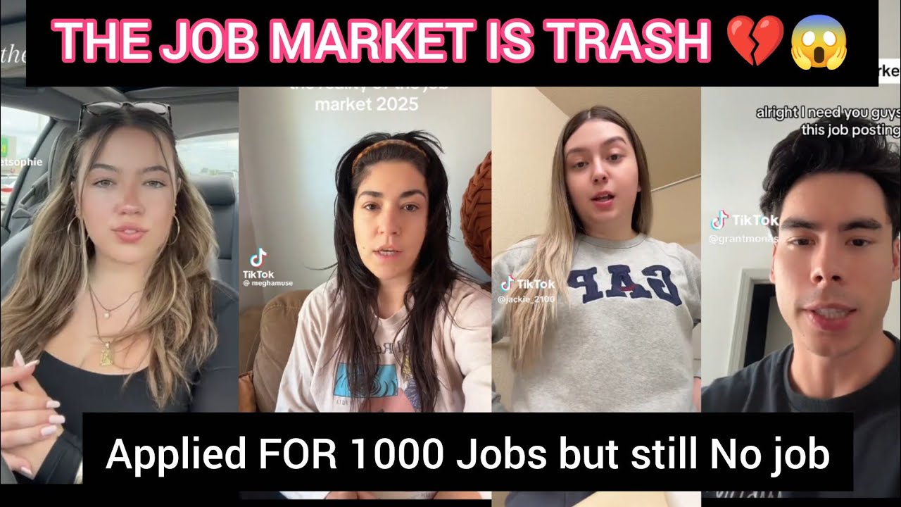 THE JOB MARKET IS TRASH IN 2O25 😱/NO SECURITY,NO STABILITY ,JUST STRESS 