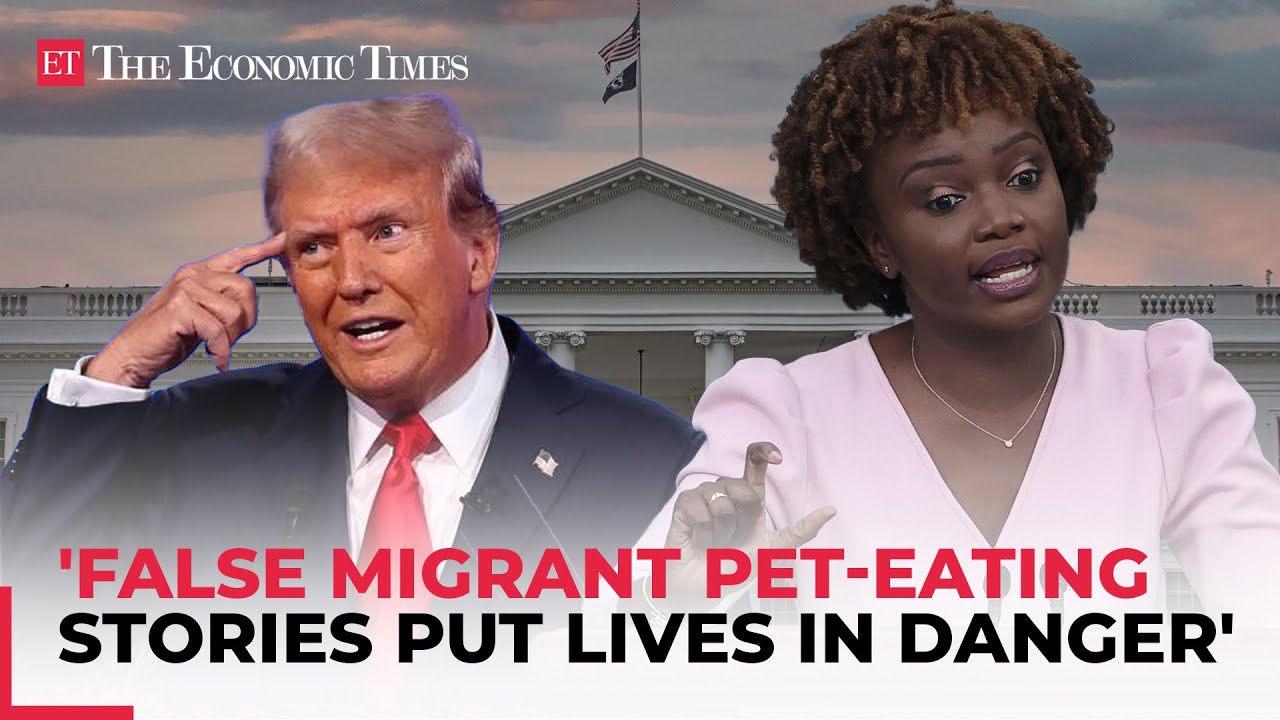 'It puts their lives in danger…': White House slams Trump's claim about Haitian migrants eating pets