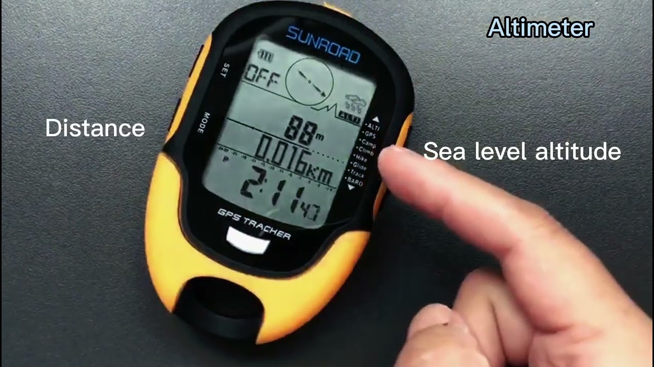Function introduction of Sunroad GPS altimeter FR510