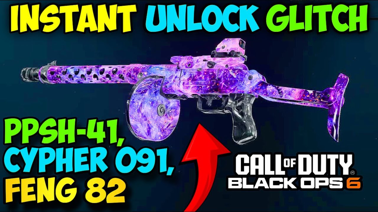 BO6 GLITCH: INSTANTLY UNLOCK ALL NEW WEAPONS IN BO6! (INSTANT UNLOCK GLITCH)