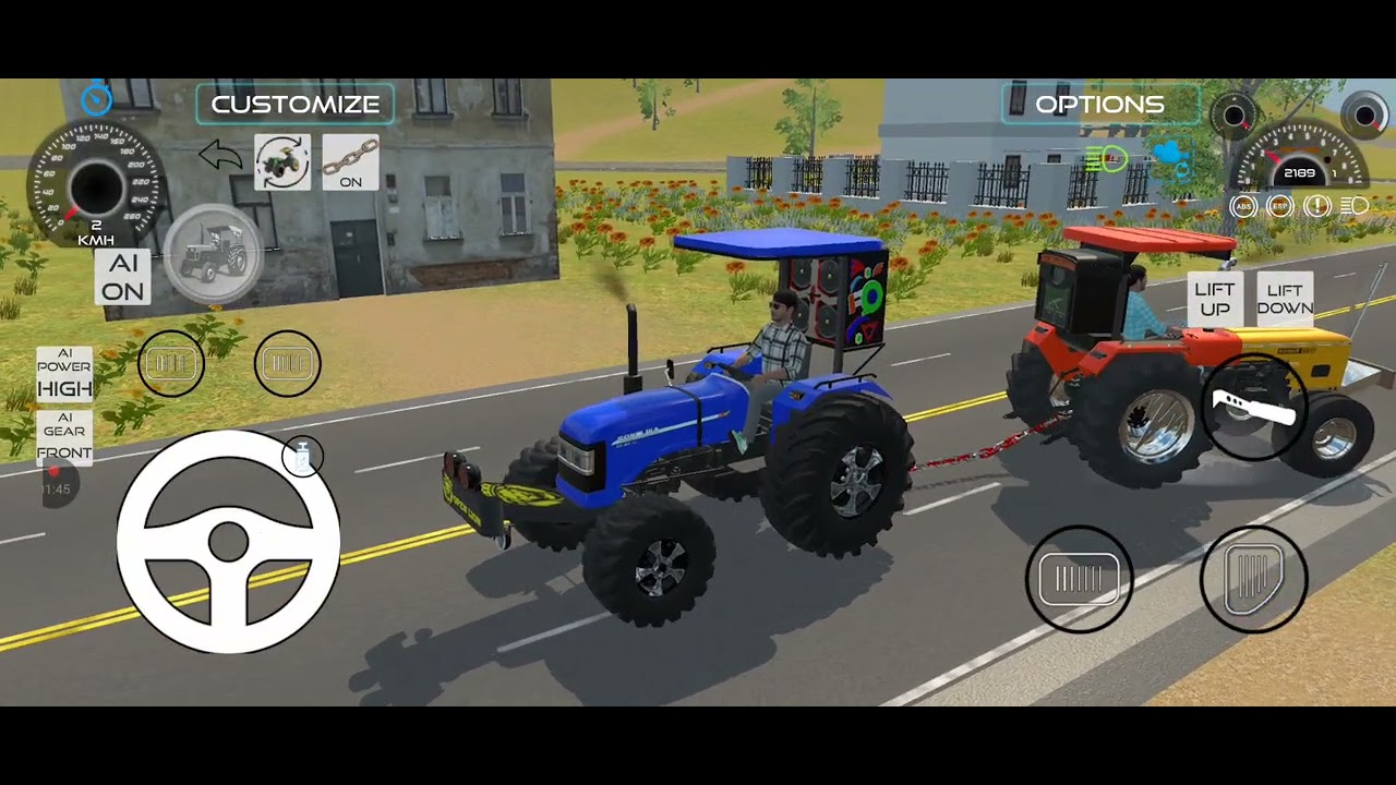 Sonalika di60 tractor 🚜 vs HMT tractor 🚜 me tochan देखते हैं किसमें pawar जादा है tochan में देखें 